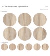 Pack de 6 Manteles y 6 Posavasos Zora