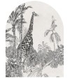 Arco Pintado Autoadhesivo Jungle Life Jiraffe carbon