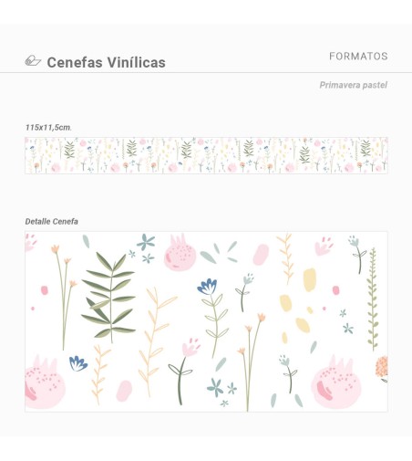 Pack de cenefas Primavera Pastel