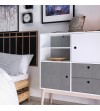 Vinilo para Mueble con estampado  Gris Marengo