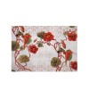 Mantel individual con estampado Red Flowers.