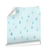 Ambiente del Papel pintado autoadhesivo con estampado Lluvia