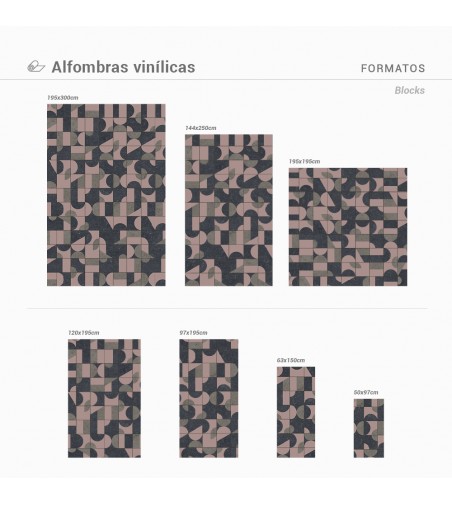 Alfombra Vinílica Blocks