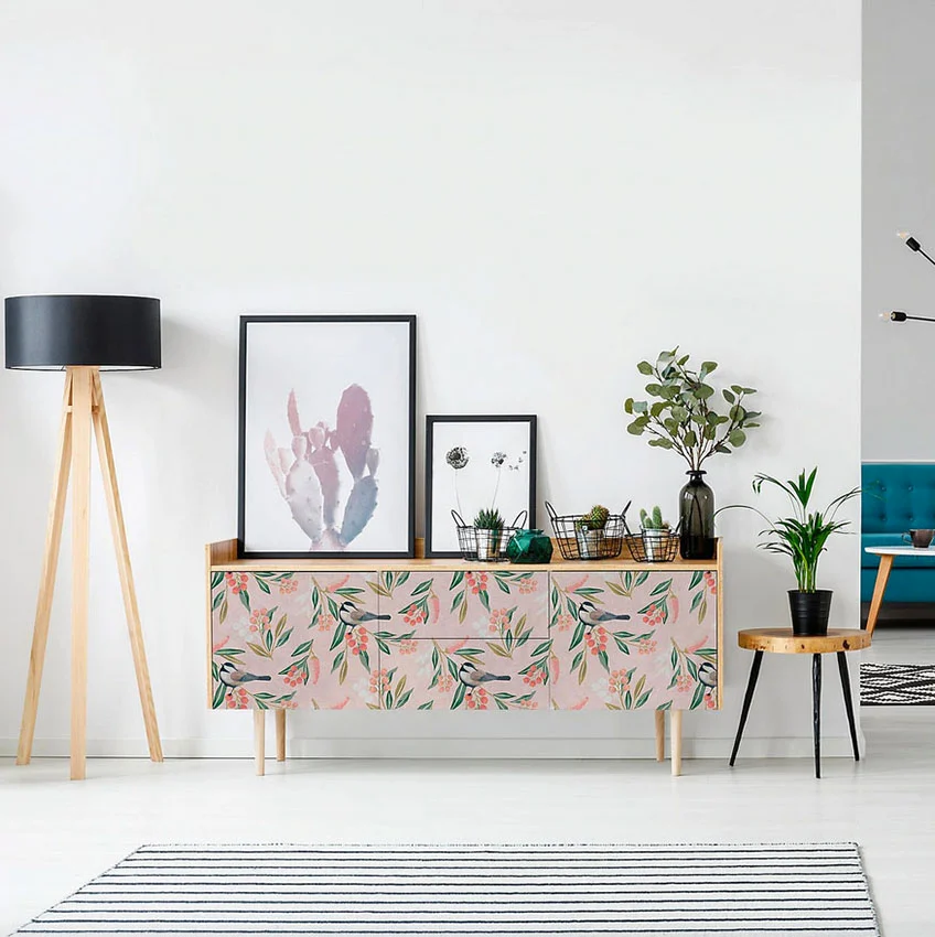 Hola  Descubre las mejores ideas para decorar muebles con papel pintado Y  convertirlos en piezas superoriginales - Blog Motif